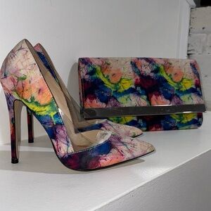 Wileen Pump Heels and Clutch
